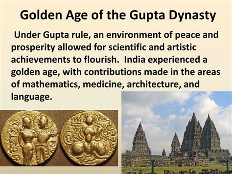 The Gupta Dynasty's Golden Age: A Flourishing Period for Science and the Arts